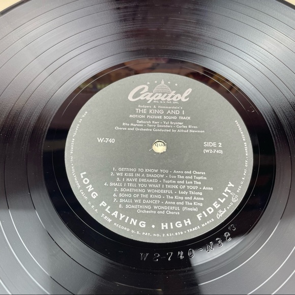 Vintage The King And I Rodgers And Hammerstein Vinyl Music Record - Picture 2 of 7